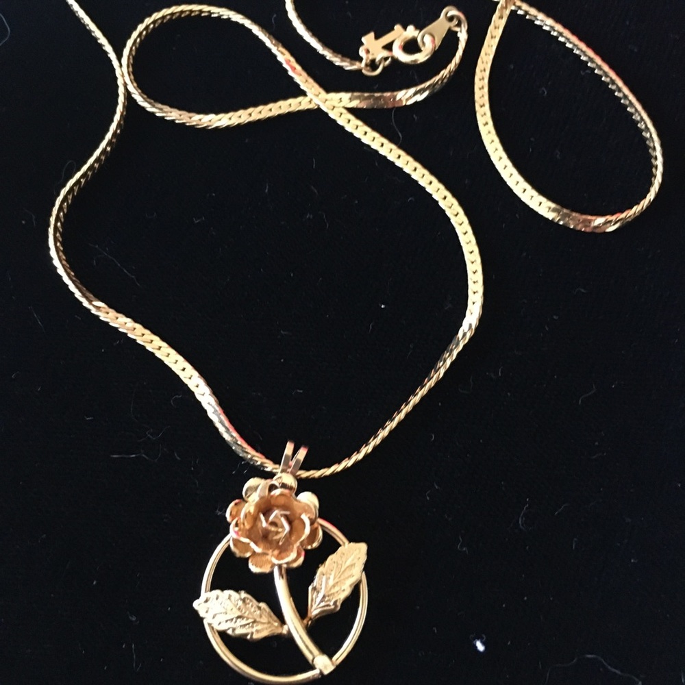 20” Monet Flower Necklace - Free Earrings to match